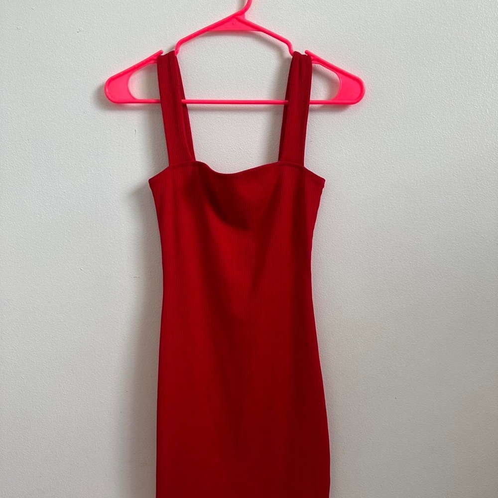 Popular 21 Square Neck Pencil Dress